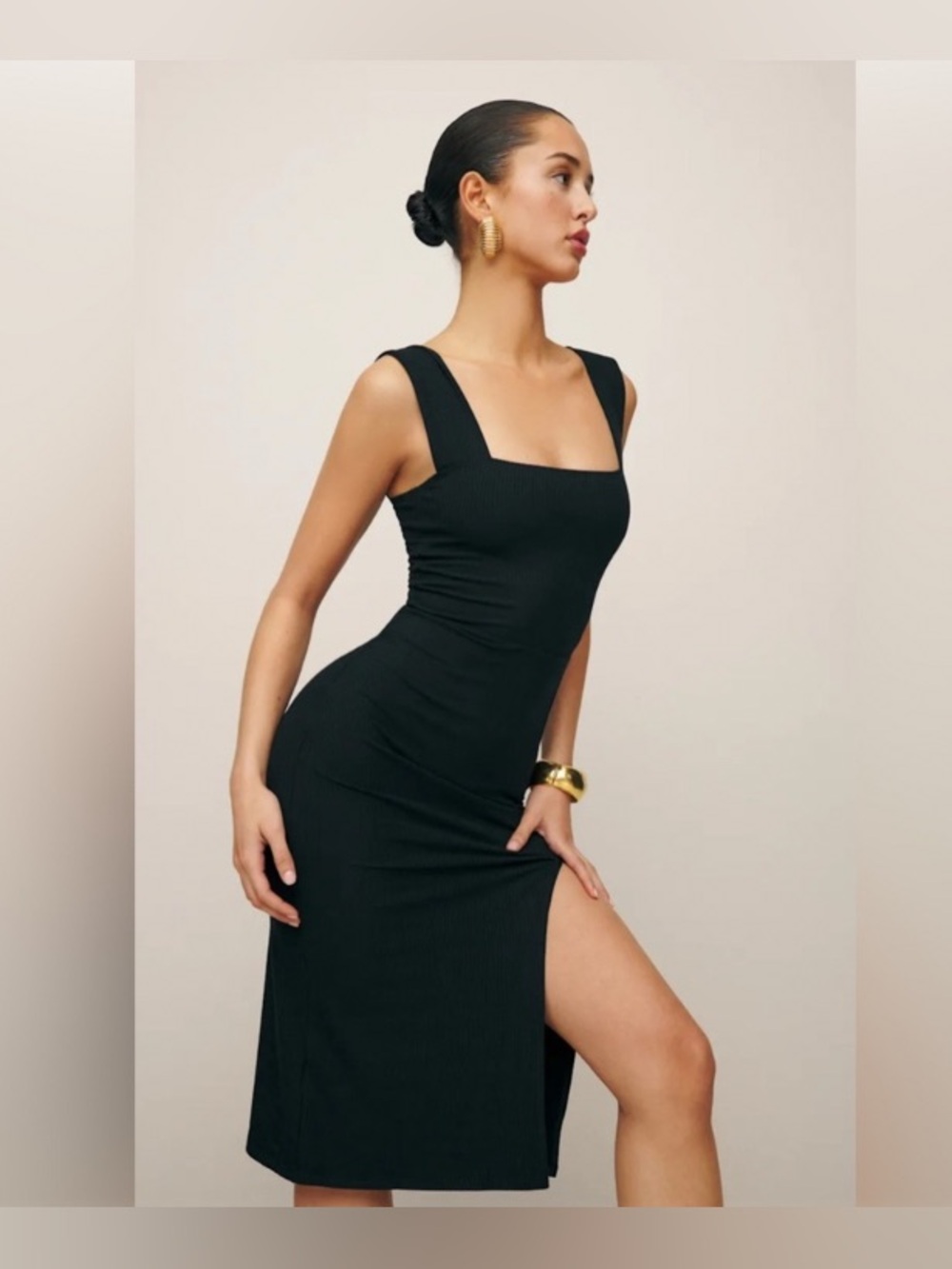 Reformation Midi Dress with Side Slit - Picture 2 of 6